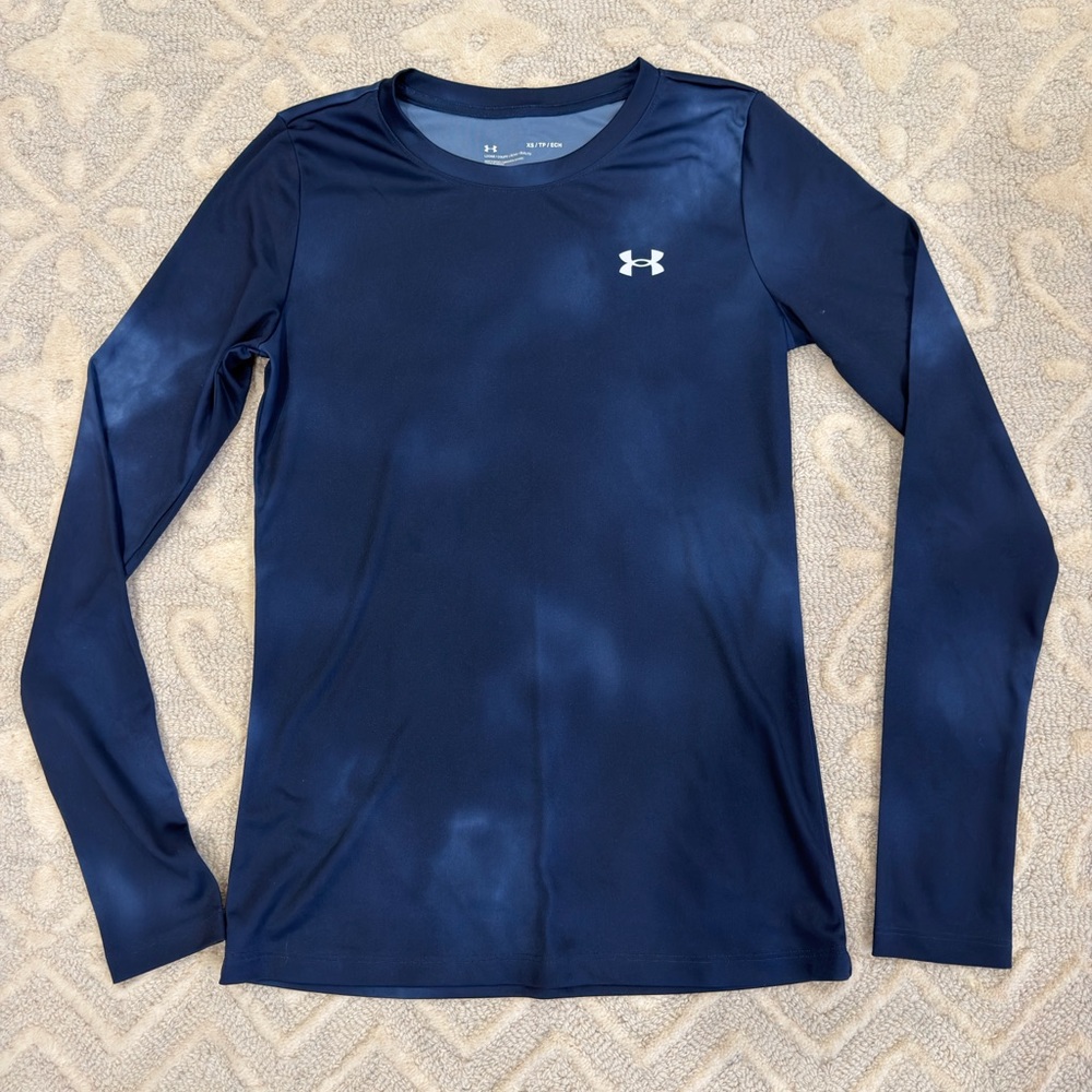 Under Armour Women's Deep Blue Long Sleeve Tee